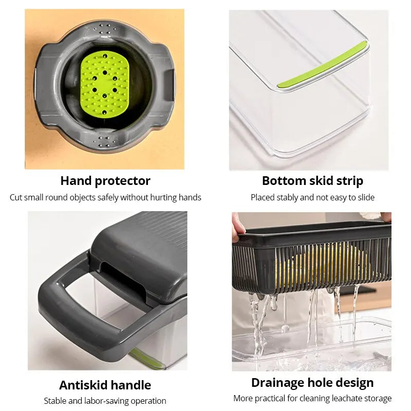 12-in-1 Vegetable Chopper & Slicer