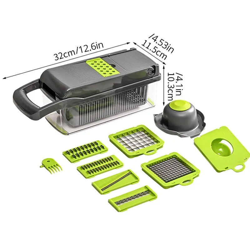 12-in-1 Vegetable Chopper & Slicer