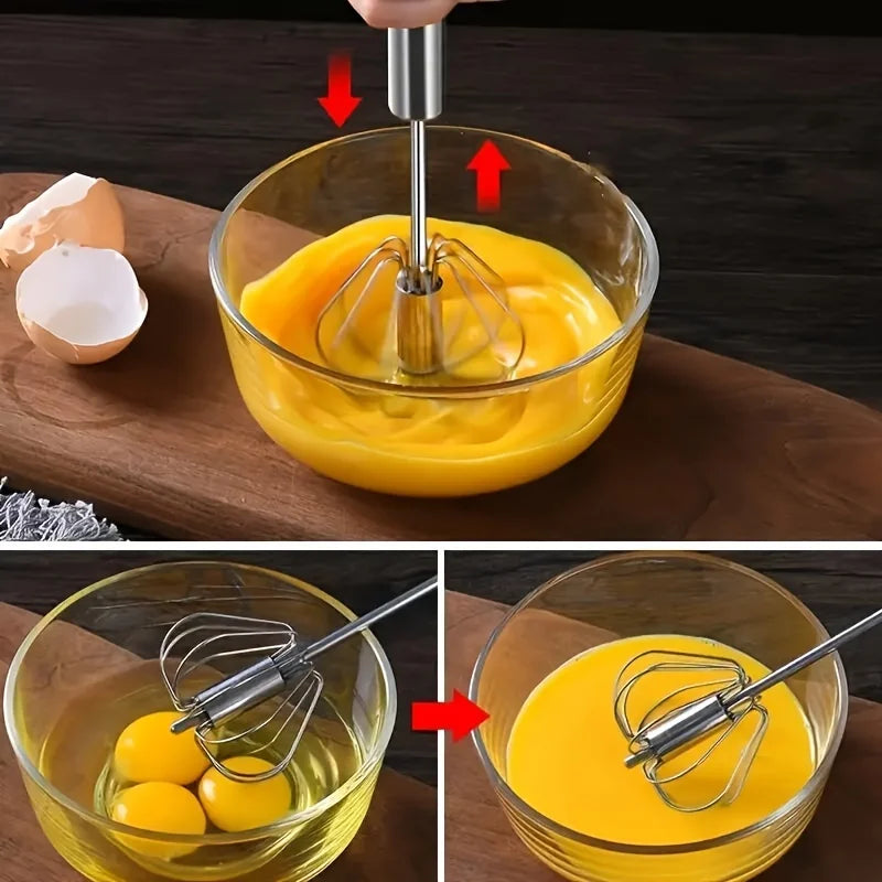 Stainless Steel Push Whisk