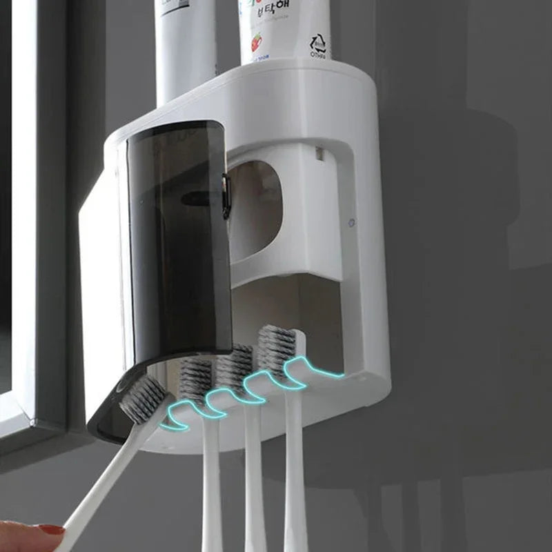 Toothbrush & Toothpaste Station