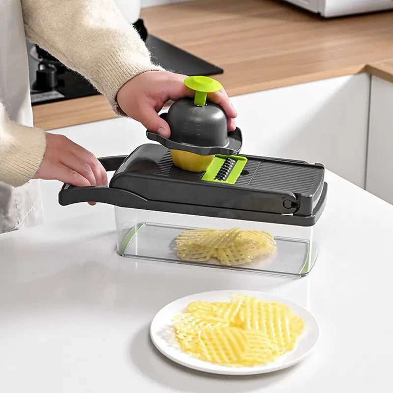 12-in-1 Vegetable Chopper & Slicer