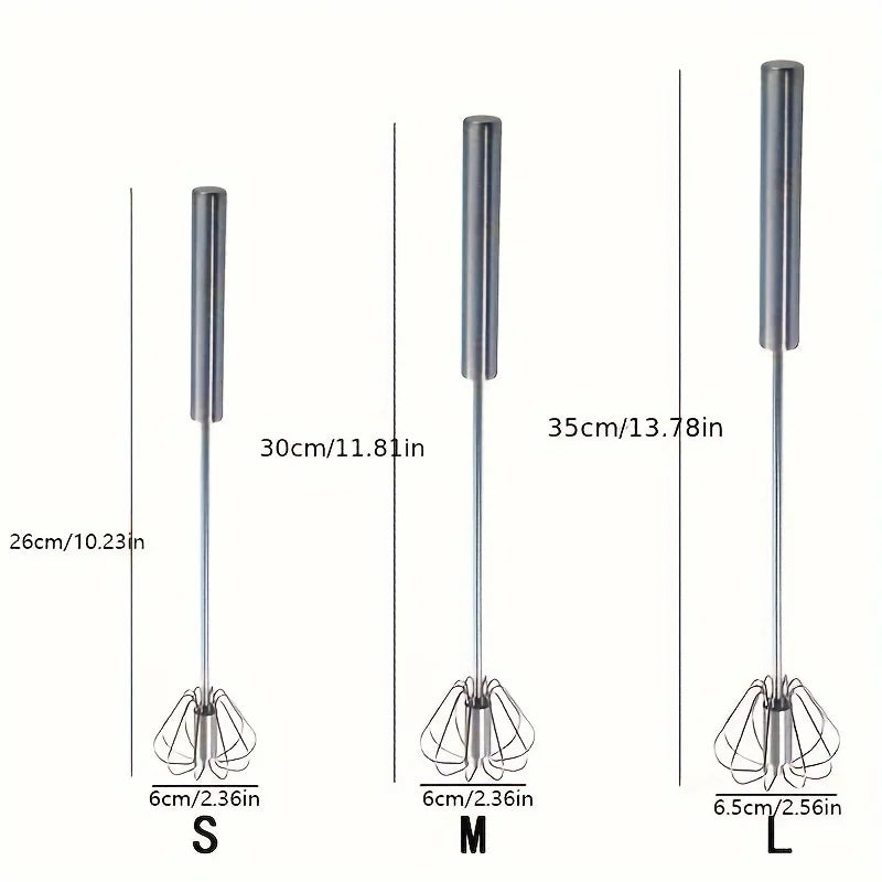 Stainless Steel Push Whisk