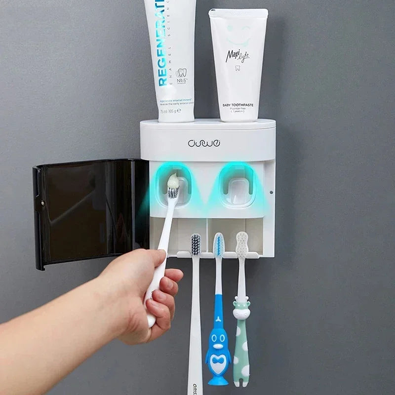 Toothbrush & Toothpaste Station